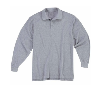 5.11 Professional Polo - Long Sleeve Heather Grey X-Large - 5.11 Tactical