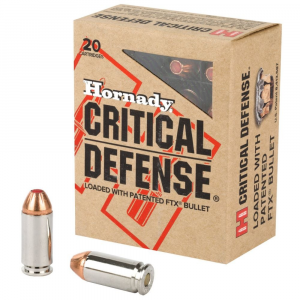 nady Critical Defense FTX 40 S&W 165 Gr 20 Round Box Ammo