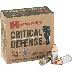 Hornady 9MM 115 Grain FTX Critical Defense - Hornady