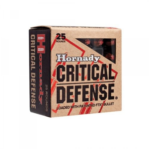 nady Critical Defense Hollow Point 9mm 25 Round Box Ammo