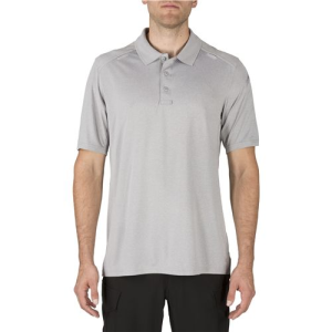 Helios Short Sleeve Polo Heather Grey Medium - 5.11 Tactical