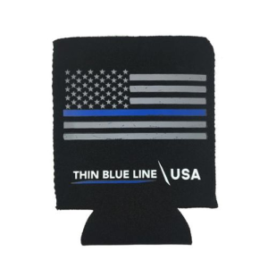 Thin Blue Line Can Koozie - Blue Line
