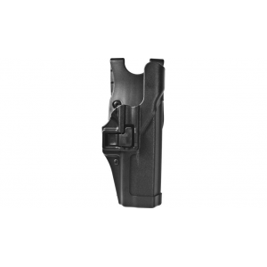 BLACKHAWK! SERPA Level 2 Duty Belt Holster for Glock 17/19/22/23 Left Hand Black - Blackhawk