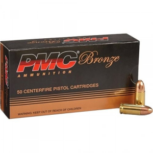  Bronze Pistol 9mm Luger 147 Grain Full Metal Jacket 50/box Ammo