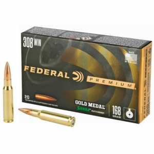 eral Gold Medal .308 Winchester Sierra MatchKing BTHP 168GR 20RD Box Ammo