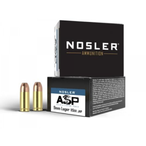 ler ASP Handgun 9mm 115 GR JHP 20rd Box Ammo