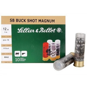 lier & Bellot 12ga 3 #00- Buckshot 10rd Box Ammo