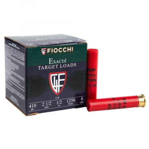 cchi Exacta Target VIP 410 Gauge 2.5 1/2 Oz # 8 25rd Box Ammo