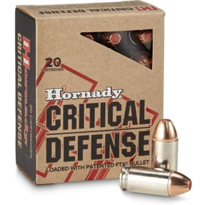 Hornady Critical Defense Hollow Point 45 ACP Ammo 20 Round Box - Hornady