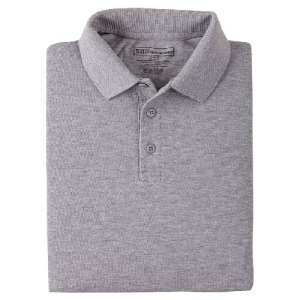 5.11 S/S Utility Polo Heather Grey Large - 5.11 Tactical