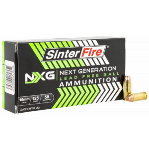 terFire Inc SF10125NXG Next Generation (NXG) 10mm Auto 125 Gr Lead Free Ball 50 Bx/20 Cs Ammo