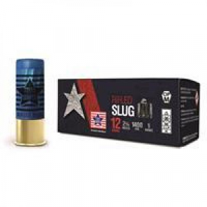 I Partizan Stars & Stripes Lead Rifled Slug 12 Gauge 10 Round Box Ammo