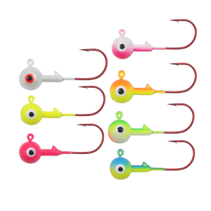 Northland Gum-Ball Jig 1/32 Oz, #6 Hk Assorted 7/Cd - Northland Fishing Tackle