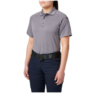 5.11 Tactical Womens Performance Short Sleeve Polo Gray 3X-Large - 5.11 Tactical