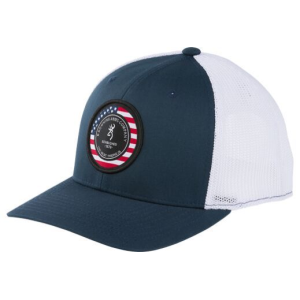 Browning Cap Freedom 110 Mesh Back Circle Patch Navy/white* - Browning