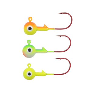 Northland Gum-Ball Jig 1/2 Oz, 3/O Hk Assorted 3/Cd - Northland Fishing Tackle