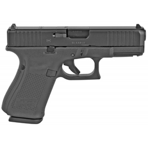 Glock G22 Gen5 MOS 40 S&W 4.49" 15+1 Black Black nDLC Steel with Front Serrations & MOS Cuts Black Rough Texture In - Glock