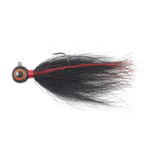 Northland Deep-Vee Bucktail Jig 3/8 Oz, #3/0 Hk, 3 1/4" Black 1/Cd - Northland Fishing Tackle