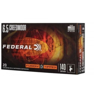 eral Fusion 6.5 Creedmoor 140 Gr 20 Per Box/ 10 Case Ammo