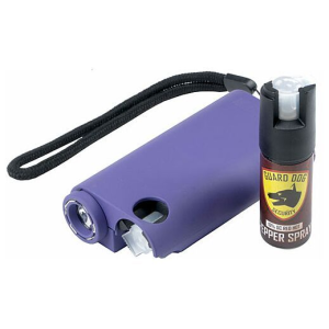 Guard Dog Olympian 3-IN-1 Stun Gun/Light/Pepper Spray - Purple - Guard Dog Security