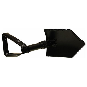 Red Rock Military Tri-fold Shovel W/ Case 23" Open Black - Red Rock Gear