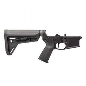 Aero Precision AR-15 Complete Lower Receiver with MOE Grip and SL Carbine Stock Black - Aero Precision