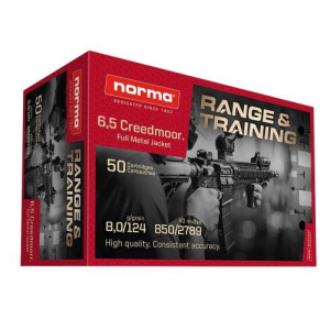 GE & TRAINING 6.5 Creedmoor 124gr FMJ 50RDS Ammo