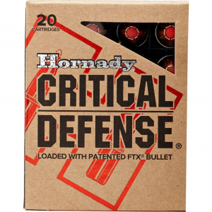 nady Critical Defense Pistol 40 S&W 165 Gr. Flex TipeXpanding 20 Round Ammo