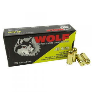 f Performance Turkish .45 ACP 230gr FMJ 50/RD Ammo