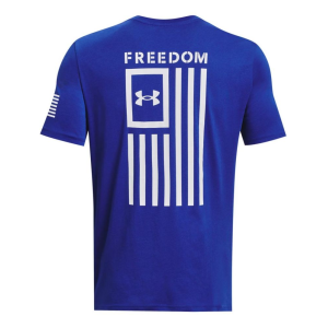 UA Men's Freedom Flag T-Shirt Royal/White X-Large - Under Armour