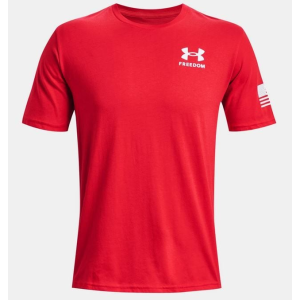 UA Freedom Flag T-Shirt, Men's, Red, S - Under Armour