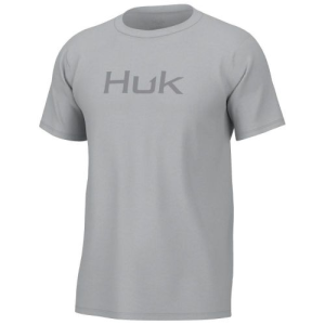 Huk Logo Short Sleeve Shirt - Harbor Mist - Medium - Marolina Dba Huk