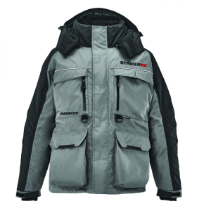 Striker Hardwater Ice Fishing Jacket - Gray/Black - Large - Striker