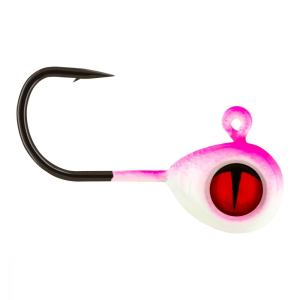 Northland Tungsten Crappie King Jig 1/16 Oz, #8 Hk Super-Glo Pinky 2/Cd - Northland Fishing Tackle