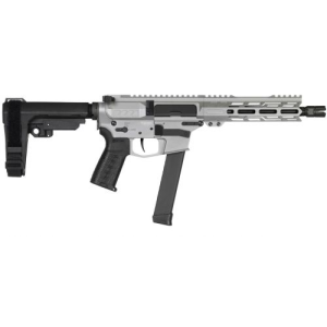 CMMG Inc. Pistol, Banshee, MKGS, 9MM, 8", Titanium W/ADJ Rip Brace - Cmmg