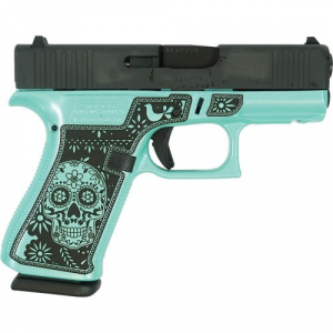 Glock 43x "Sugar Skull Glitter" 9mm Semi Auto Pistol - Glock