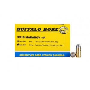 falo Bore Personal Defense Flat Nose 9mmX18mm Makarov 20 Round Box Ammo