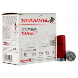 chester Super Target 12 Gauge 2.75 1 Oz 9 Shot 25 Bx/ 10 Cs Ammo