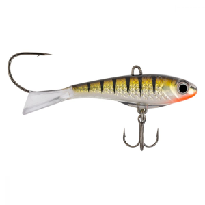 Northland Pitchin' Puppet 1 Oz, 2 3/4", #7 Hk, #8 Th Green Perch 1/Cd - Northland Fishing Tackle