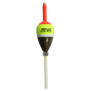 Northland Lite-Bite Weighted Slip Bobber 1" Diameter - Oval Sunrise 2/Cd - Northland Fishing Tackle