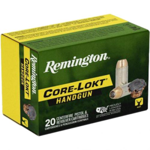 Remington Premium Handgun Ammo 44 Rem Magnum 240 gr. CLJHP Core Lokt 20 rd. - Remington