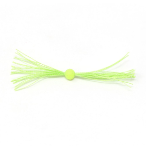 Clam Silkie Jig Trailer - 1 1/2" - Chartreuse - Clam