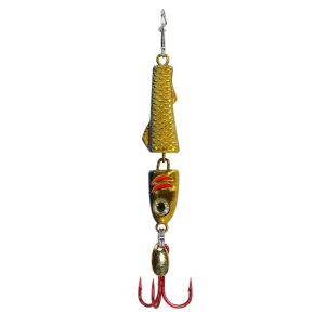 Clam Jointed Pinhead Pro 1/4oz Size 8 - Gold Holo - Clam