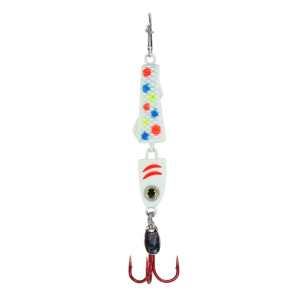 Clam Jointed Pinhead Pro 1/4oz- Size 8- Glow Wonderbread - Clam