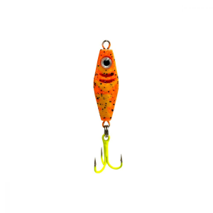 Clam Rattlin' PT Spoon - 1/8oz - Size #10 - Glow Orange Koi - Clam