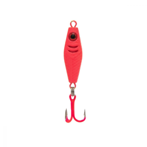 Clam Rattlin' PT Spoon - 1/4oz - Size #8 - Glow Red/Gold - Clam