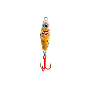 Clam Rattlin' PT Spoon - 1/16oz - Size #12 - Glow White/Chartreuse Koi - Clam
