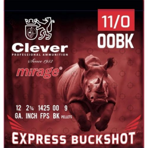 ver Mirage Express Buckshot 12ga 2-3/4 00-Buck 9-pellet 25rd Box Ammo