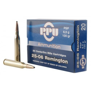  Standard Rifle 25-06 Rem 100 Gr Pointed Soft Point 20rd Box Ammo