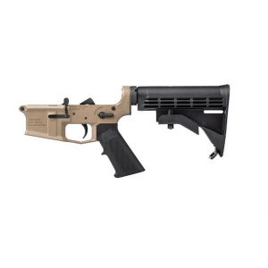 Aero Precision M4E1 Complete Lower Receiver M4 Stock A2 Grip FDE - Aero Precision